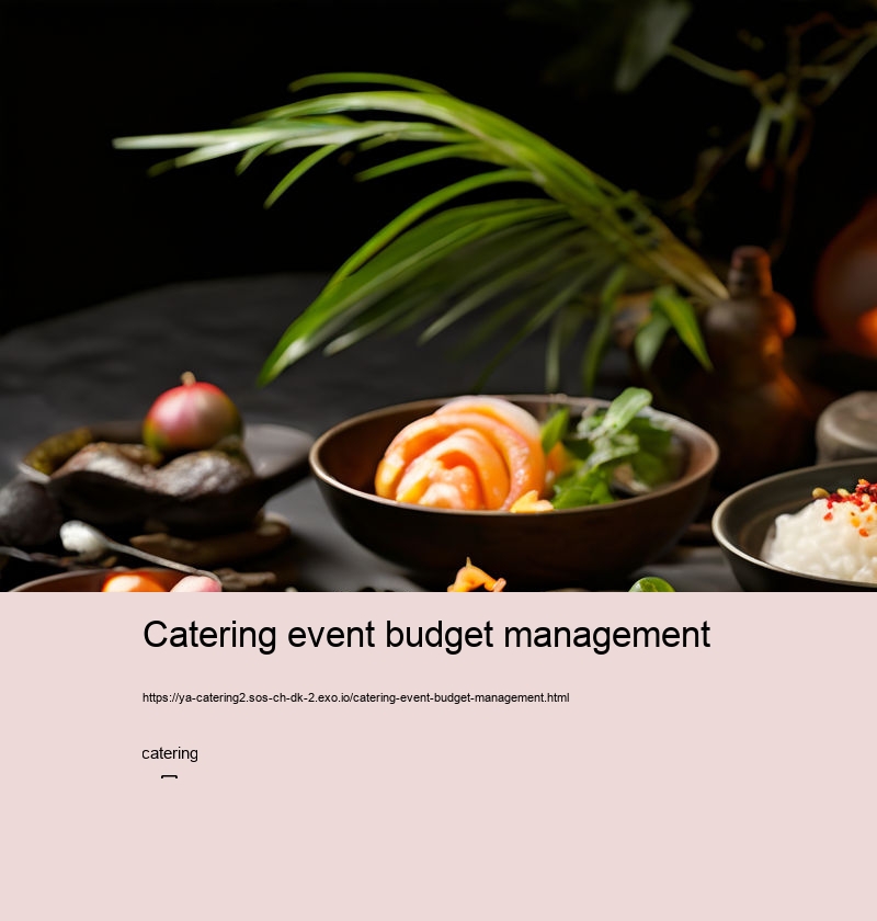 Catering event budget management